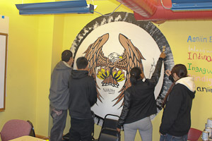 Ojibwe Language Classroom Mural