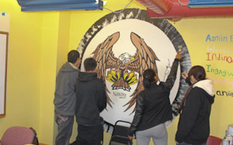 Ojibwe Language Classroom Mural